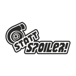 Turbo statt Spoiler! Aufkleber