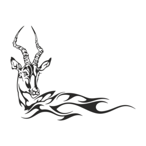 Antilope Aufkleber