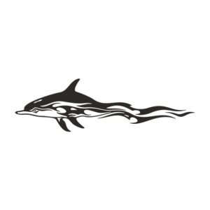 Delfin Aufkleber