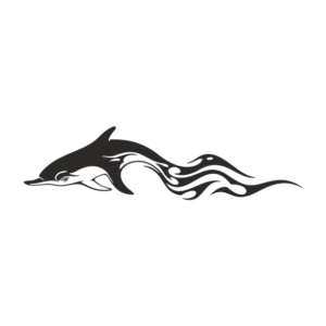 Delfin Aufkleber