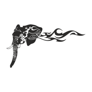 Elefant Aufkleber