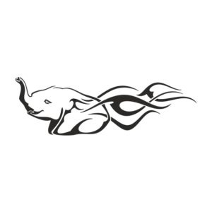 Elefant Aufkleber