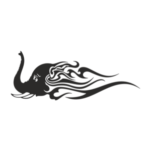 Elefant Aufkleber