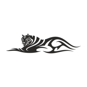 Tiger Aufkleber