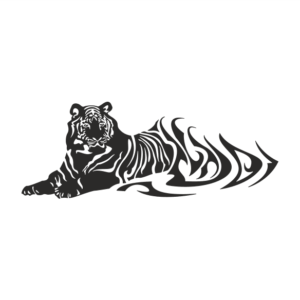 Tiger Aufkleber