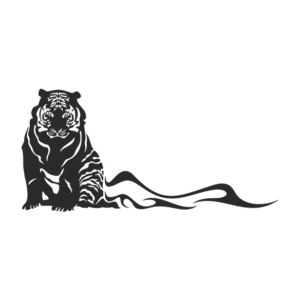 Tiger Aufkleber