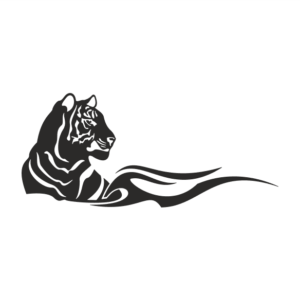 Tiger Aufkleber