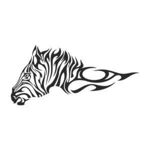 Zebra Aufkleber