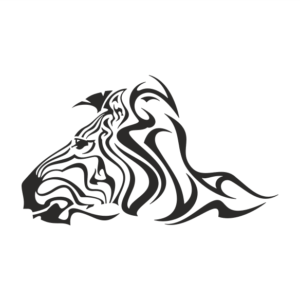 Zebra Aufkleber