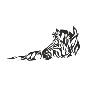 Zebra Aufkleber