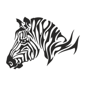 Zebra Aufkleber