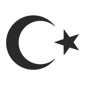Stern und Mond Aufkleber