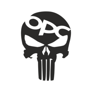 OPC Skull Aufkleber