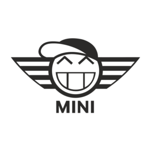 MINI Smiley Aufkleber