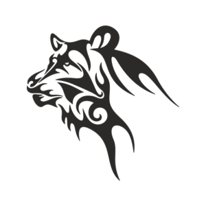 Tribal Animal Aufkleber