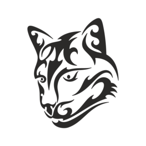 Tribal Animal Aufkleber