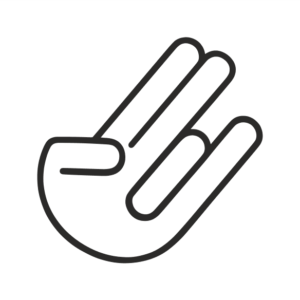 THE SHOCKER HAND Aufkleber