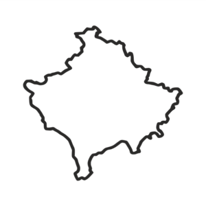 Kosovo Aufkleber