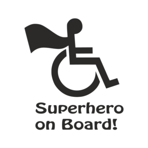 Superhero Aufkleber